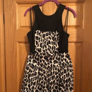 NWT French Connection Leopard Dress - Open sides